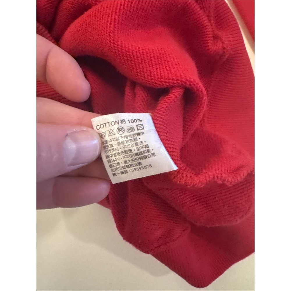 Vintage Ysl Men's Sweatshirt Red - Picture 9 of 9